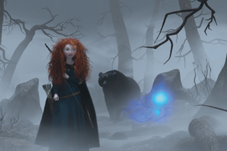 Wander into the forest and follow the shiny lights. What a great message for the children.